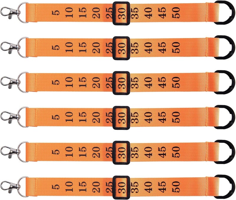 RunNico 3/6 Packs Football Referee Chain Clips-Football Yard Officials Markers-Professional Football Nylon Chain Clip for Men Nylon Head Linesman Umpire - Image 1